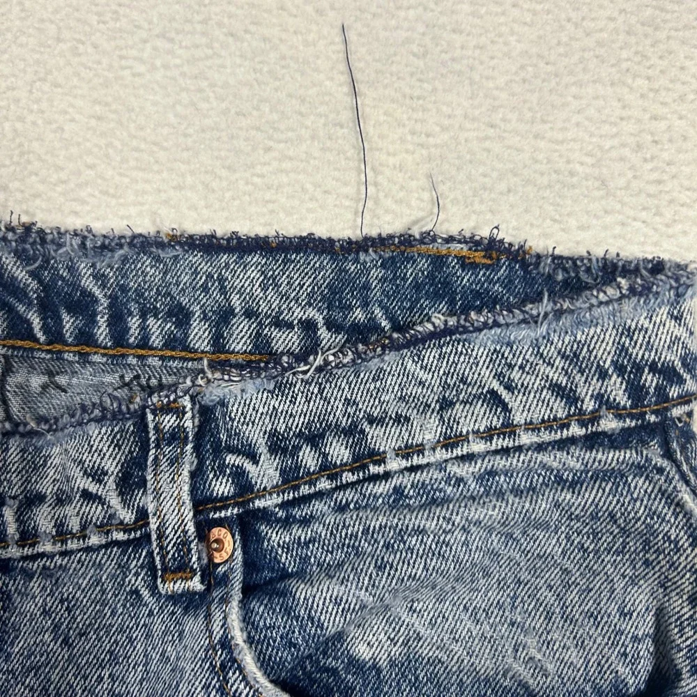 VTG Levi's 501 Jeans Mens 34x29 Blue Wash Raw Waistband Made in USA 80/90s